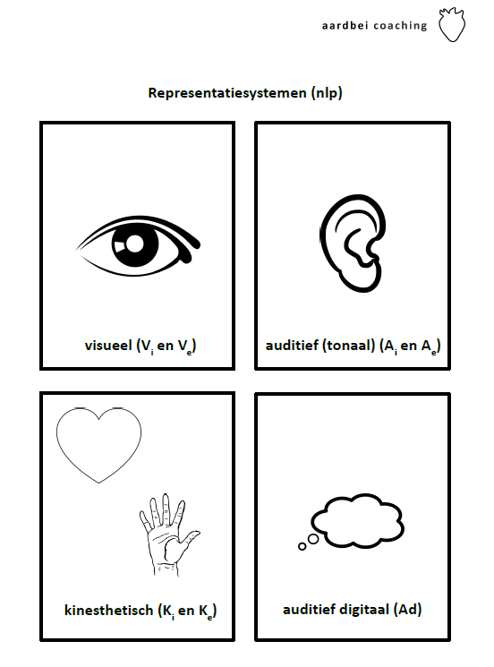 De nlp-representatiesystemen die de nlp coach gebruikt